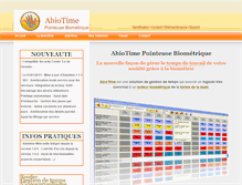 Tablet Screenshot of abiotime.fr
