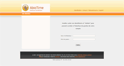 Desktop Screenshot of gestion.abiotime.fr